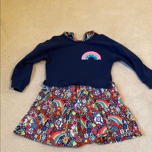 Mini Boden rainbow sequin dress